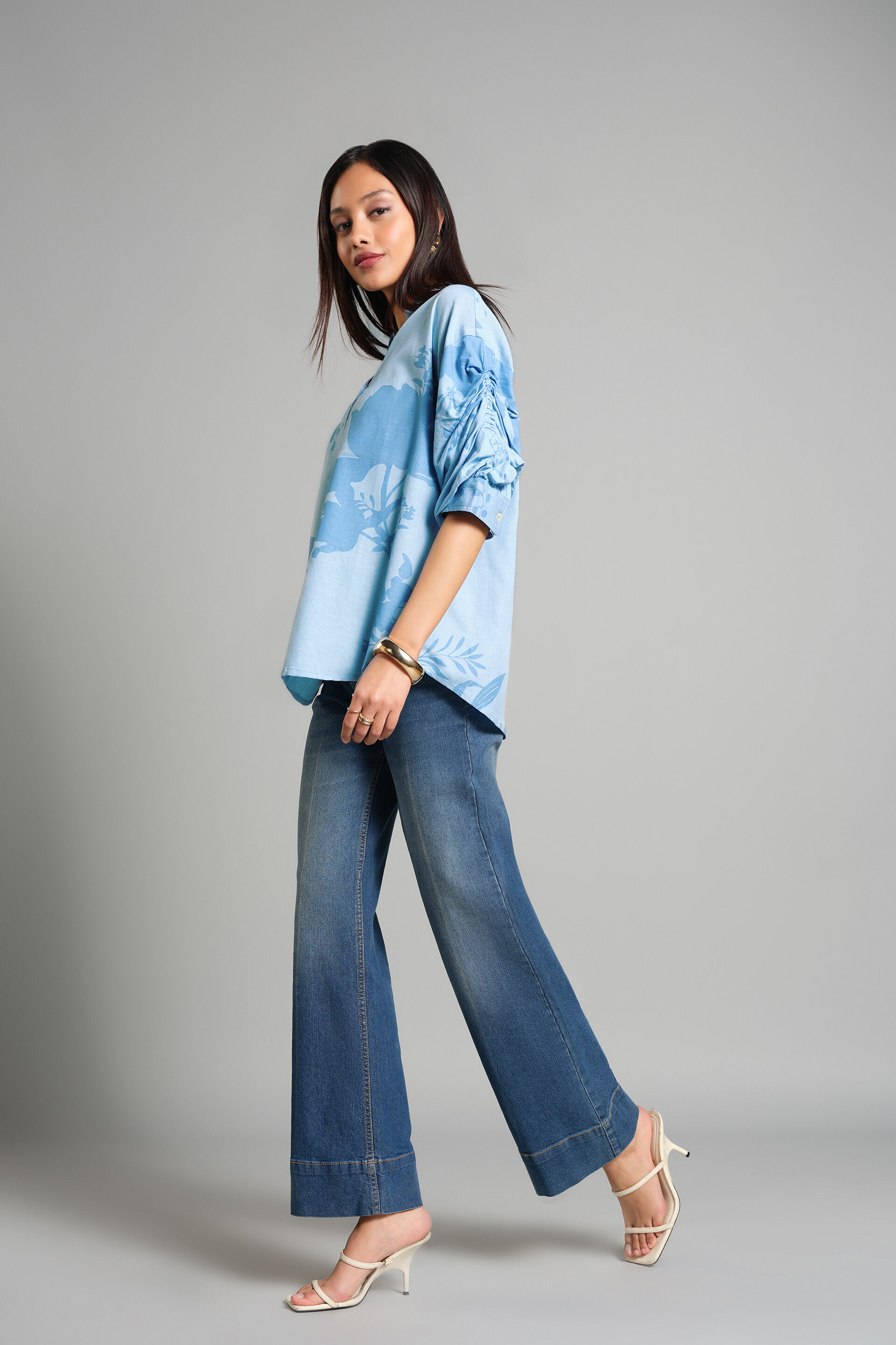 Soothing Skies Shirt, Blue, image 4